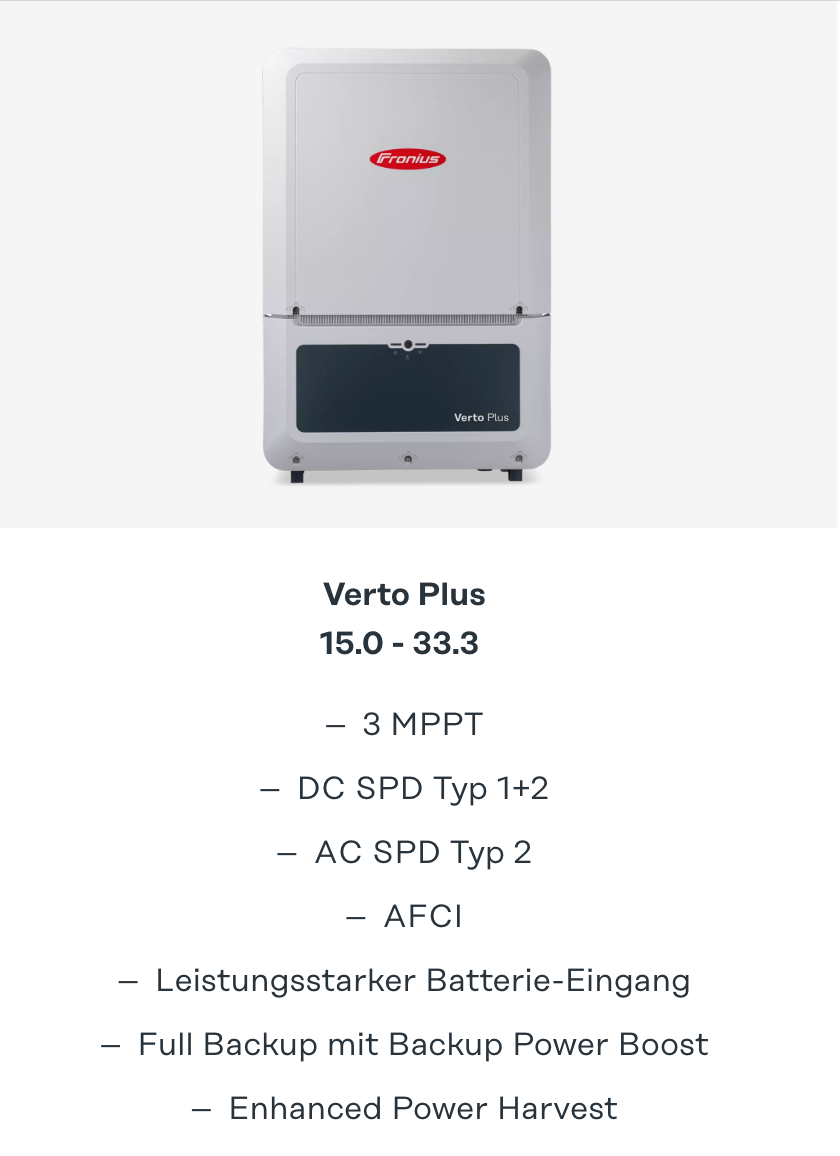 Fronius Verto 15.0 Plus