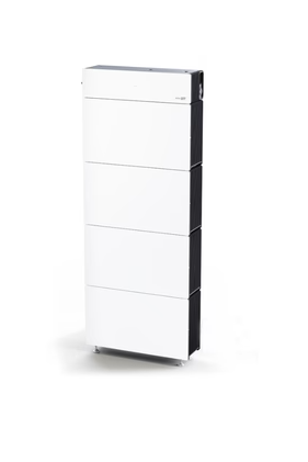 SolarEdge Nexis Battery Stack 20 mit vier Battery Blocks und einem Battery Link