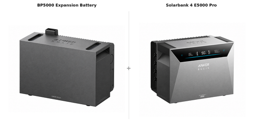 Anker SOLIX Solarbank 4 E5000 Pro + BP5000 – 10 kWh Set