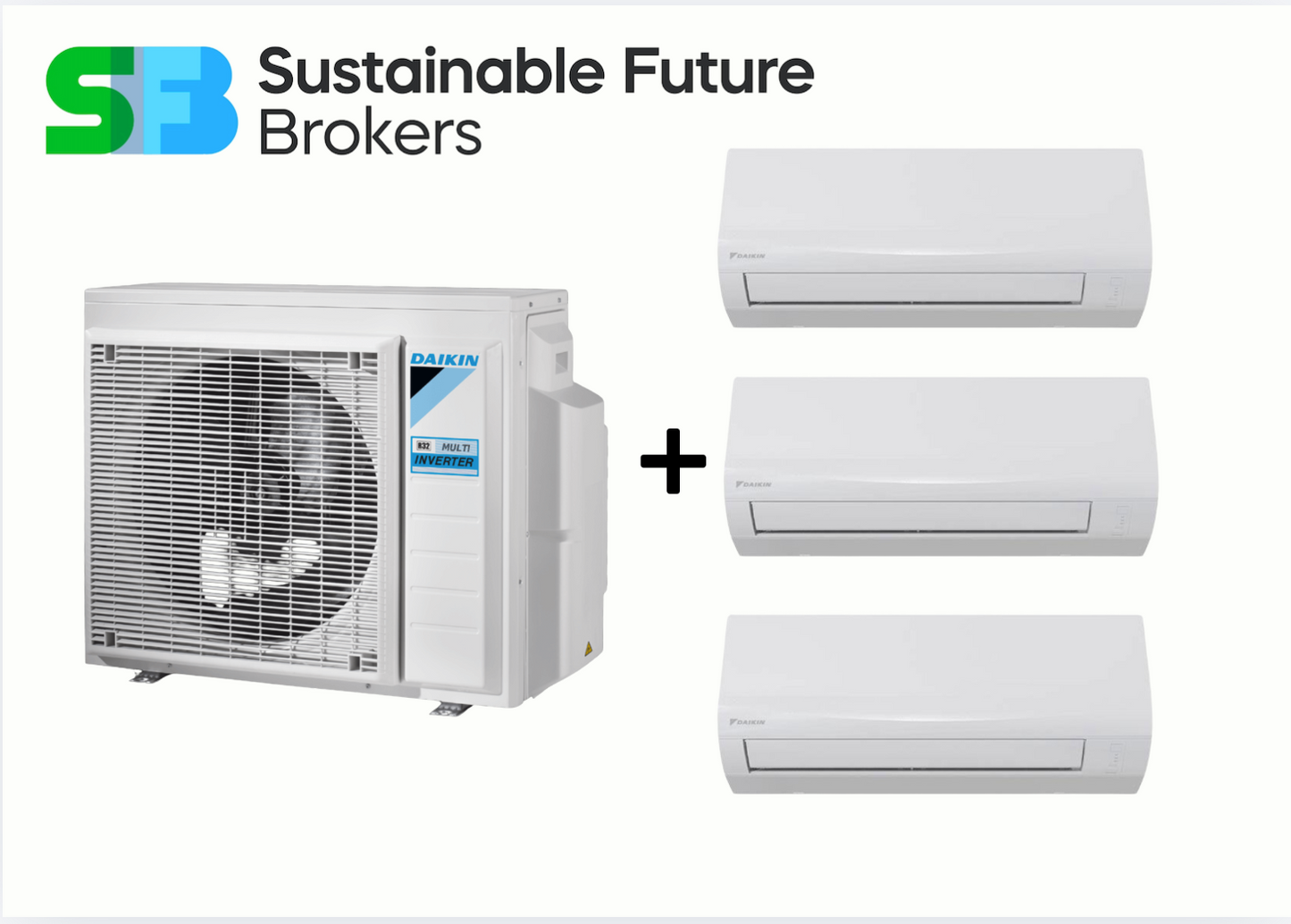 Daikin Sensira Multisplit 3-Zonen Bundle (5,2 kW)
